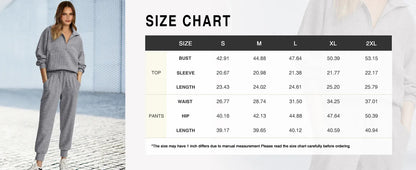 Premium Cozy Set – Soft Half-Zip Top & Relaxed Jogger Pants