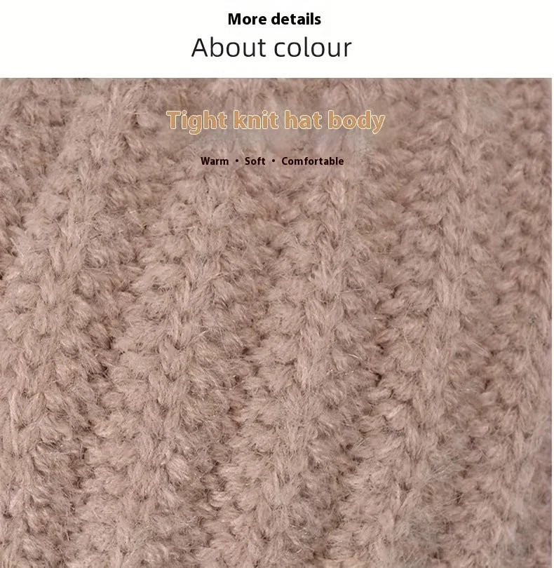 3-in-1 Beanie Scarf Mask Set