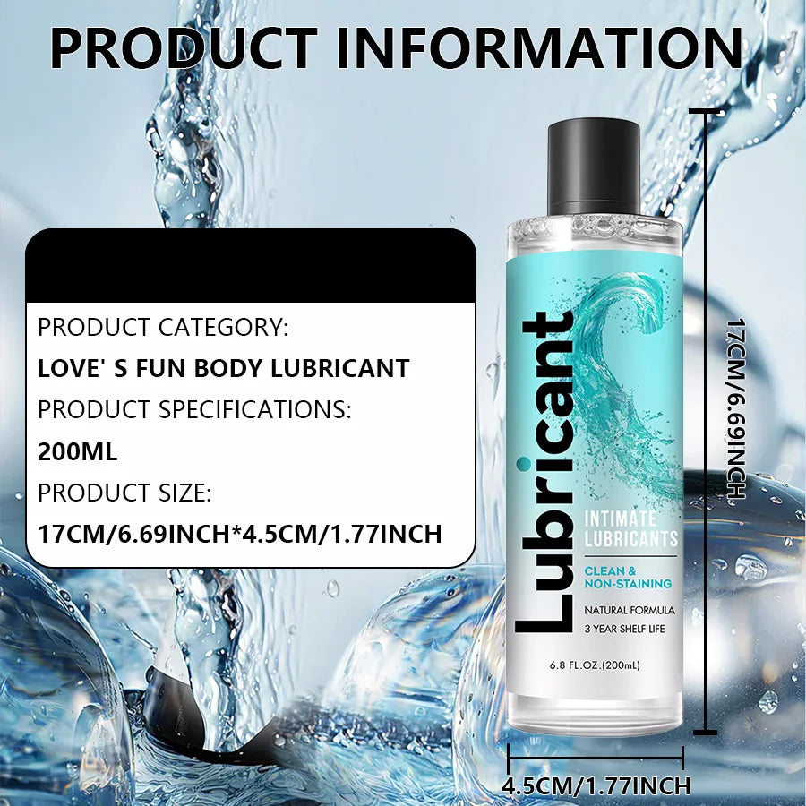 strawberry mojito coconut banana water-soluble Lubricant long-lasting moisturizing Adult Couples Dildo Vibrator Sex Oil 200ml