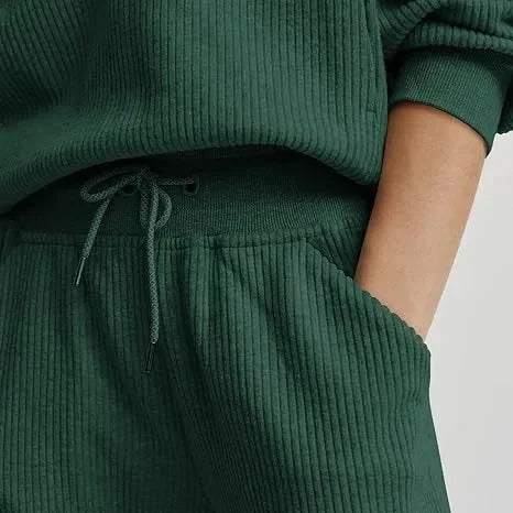 Premium Cozy Set – Soft Half-Zip Top & Relaxed Jogger Pants